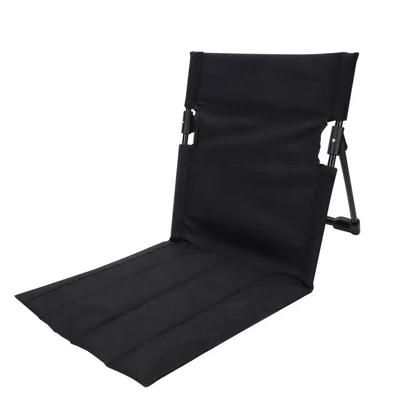 Foldable Camping Chair Outdoor Garden Park Single Lazy Chair Backrest Cushion Picnic Camping Folding Back Chair Beach Chairs