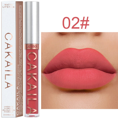 18 Colors Matte Lipgloss Wholesale Cheap Liquid Lipstick Makeup Lip Color Batom Long Lasting Sexy Red Pink Nude Lip Gloss Bulk