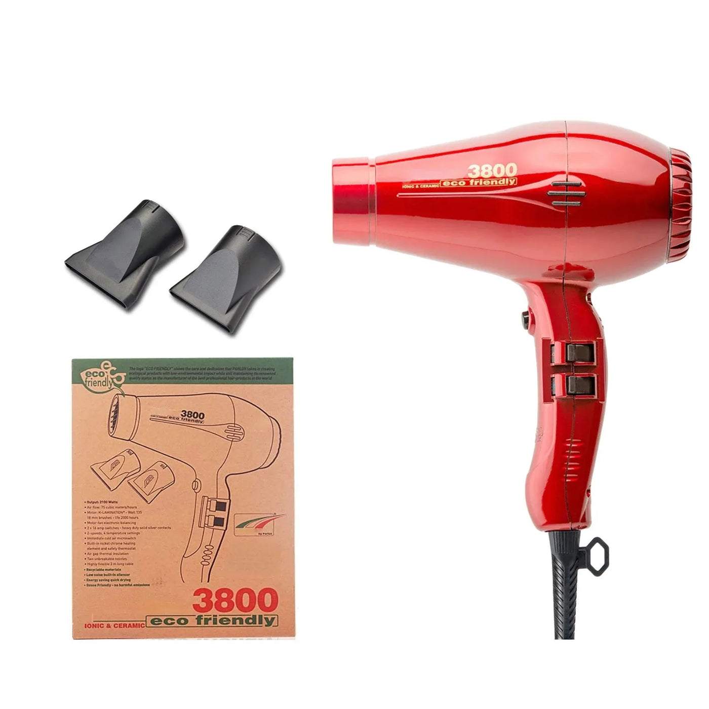 Professional Hair Dryer 1600W Personal Care Home Appliance Negative Ion Ceramic Hot and Cold Wind Blow Dryer Powerful Wind