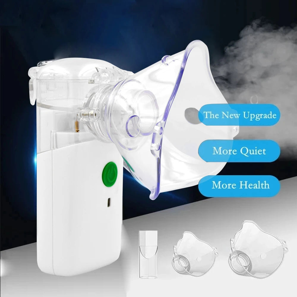 Kids Adult Inhaler Nebulizer Aerosol Machine Health Care Asthma Inhalation Medical Equipment Mini Handheld Mesh Nebulizator