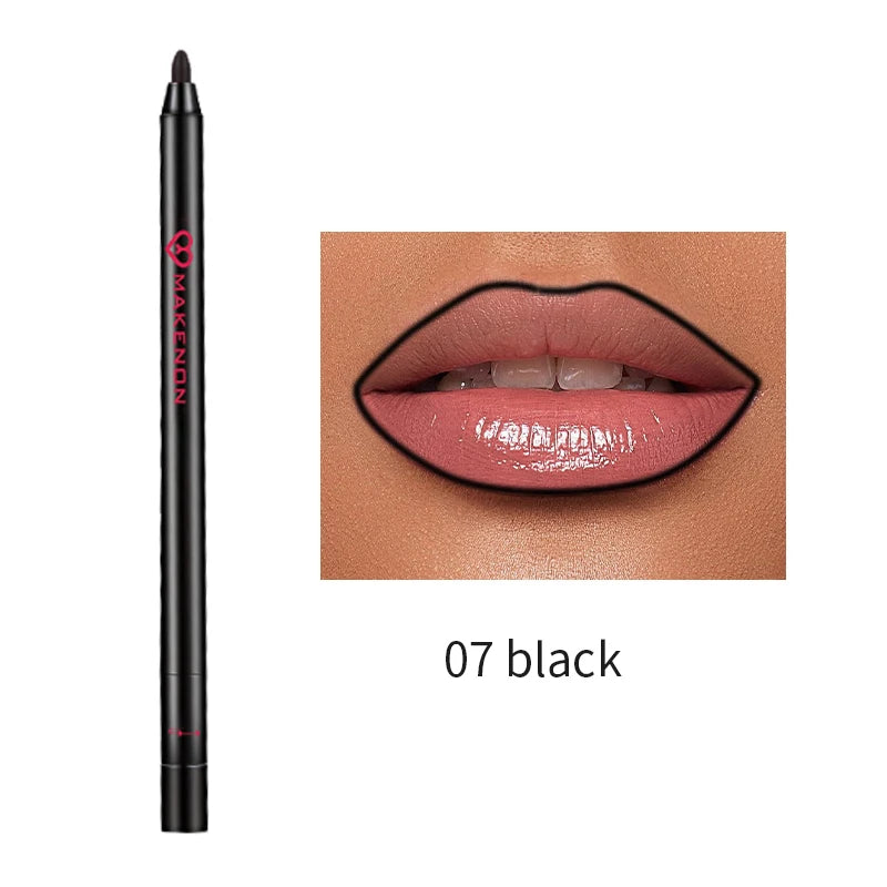 Waterproof matte lip liner Pencil Red Contour Tone lipstick Long-lasting Non-stick Cup Moisturizing Lip Makeup 8 color gift for