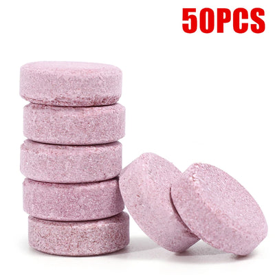 Car Windshield Glass Concentrated Washer Tablets Car Effervescent Washer Fluid Wiper Glass Solid Cleaning Tablets for Car Window