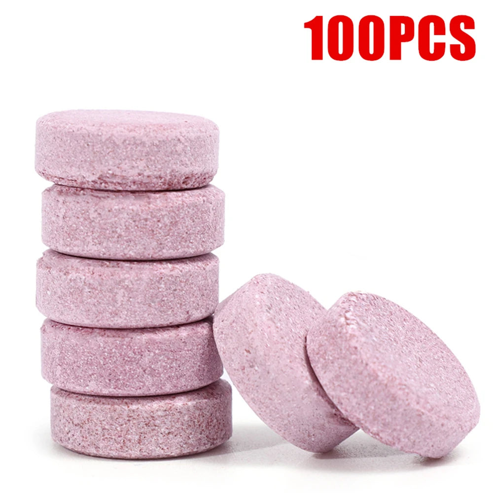 Car Windshield Glass Concentrated Washer Tablets Car Effervescent Washer Fluid Wiper Glass Solid Cleaning Tablets for Car Window