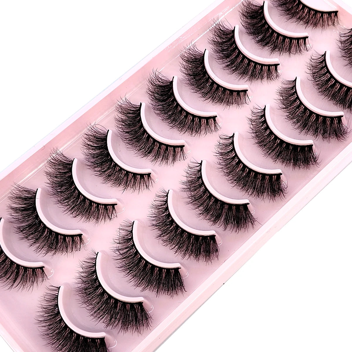 HBZGTLAD New 10 Pairs Natural False Eyelashes Fake Lashes Long Makeup 3d Mink Lashes Extension Eyelash Mink Eyelashes for Beauty