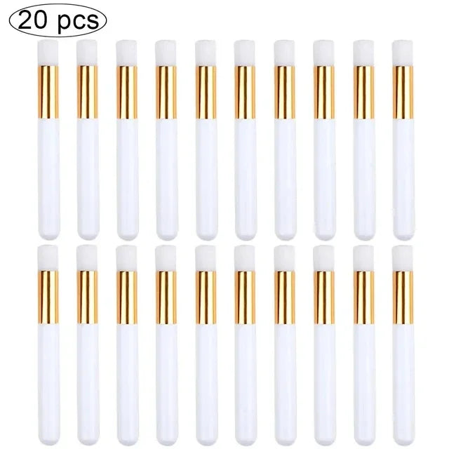 10/20/50pcs Eyelash Cleaning Brush Lash Shampoo Brush for Eyelash Extensions Peel Off Nose Pore Blackhead Remover Makeup Tools