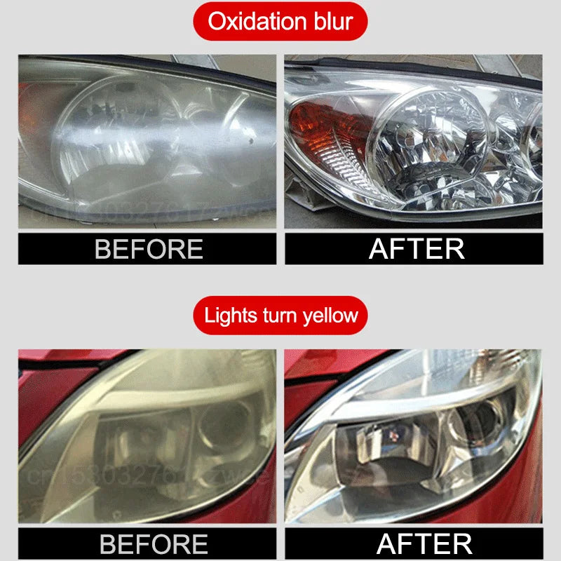 Car Headlight Restoration Polishing Kits Headlamp Repair Kits Car Light Polisher Cleaning Paste Car Paint Care Refurbish Agent