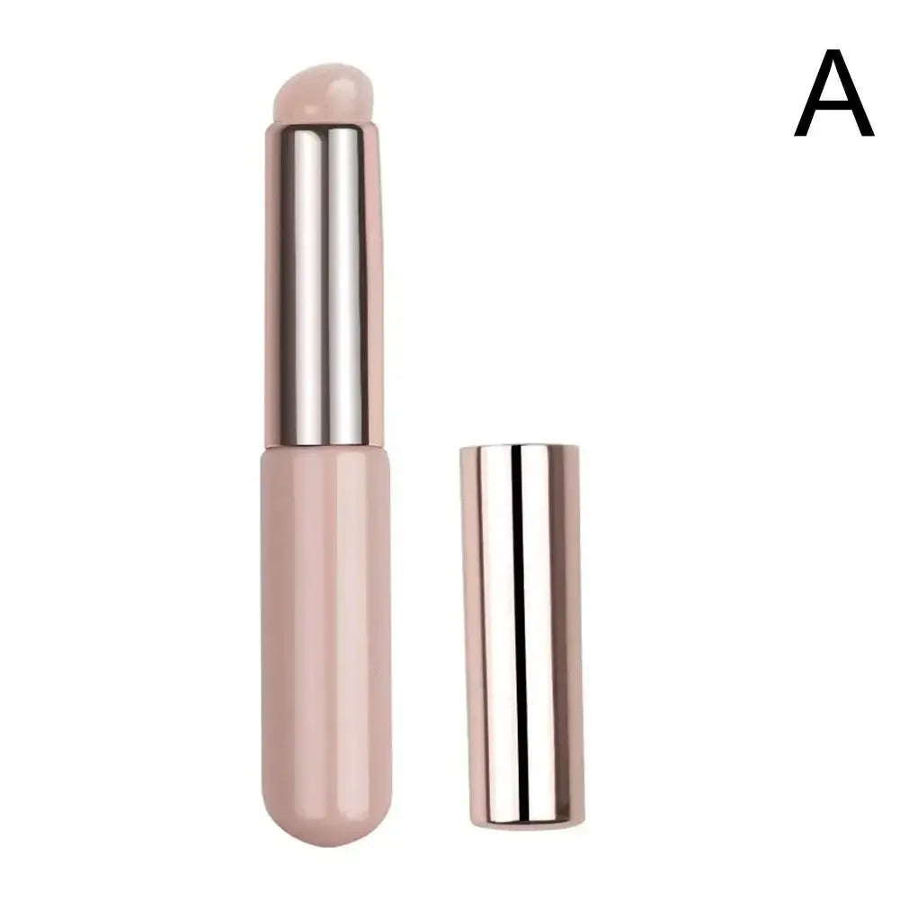 Wholesale Silicone Lip Brush With Cover Cap Concealer Brush Like Fingertips Q Soft Lipstick Makeup Brushes Round Head No Broken