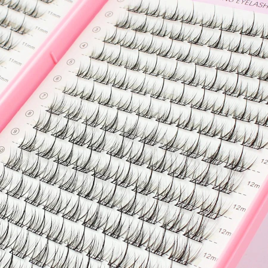 32 Rows Eyeslashes Extension Personal Eye Lash Professional Makeup Individual Cluster Grafting Fake Wholesale False Eyelashes