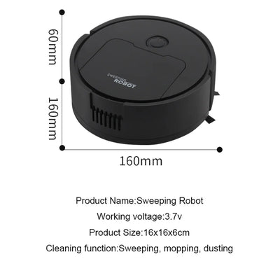 Fully Automatic Sweeping Robot Suction And Sweeping Mop Household Lazy Person Intelligent Three In One Sweeping Machine