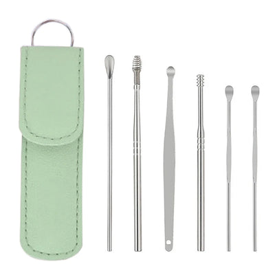 Ear Cleaner Wax Pickers Earpick Wax Remover Curette Ear Pick Cleaner Kit Spoon Care Ear Clean Tool