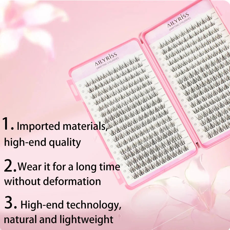 32 Rows Eyeslashes Extension Personal Eye Lash Professional Makeup Individual Cluster Grafting Fake Wholesale False Eyelashes