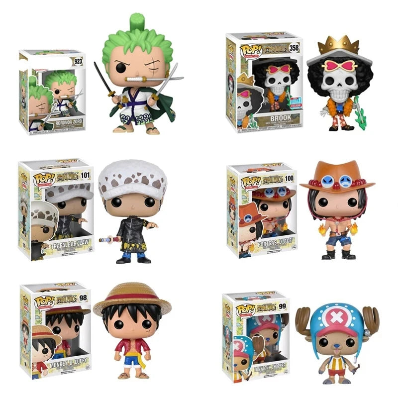 FUNKO POP One Piece Figure Luffy chopper AISI Luo luffytaro Action Figure Collection Model Toys Brinquedos For Christmas Gift