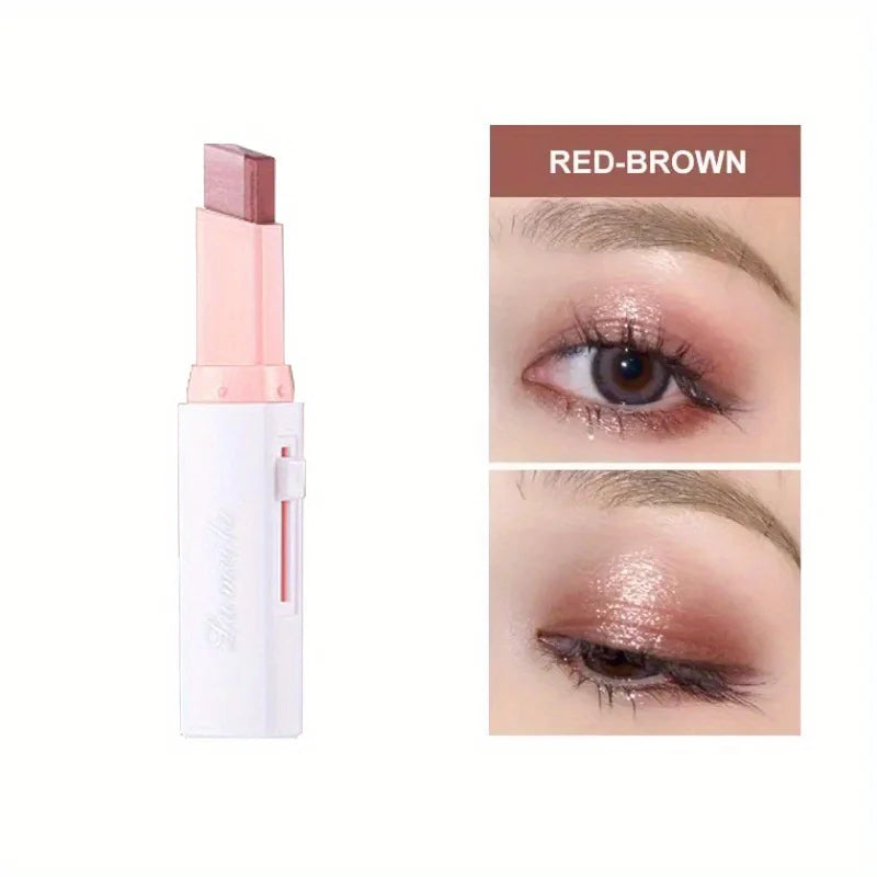 Two Color Gradient Eye Shadow Stick Three Dimensional Natural  Without Taking Off Makeup