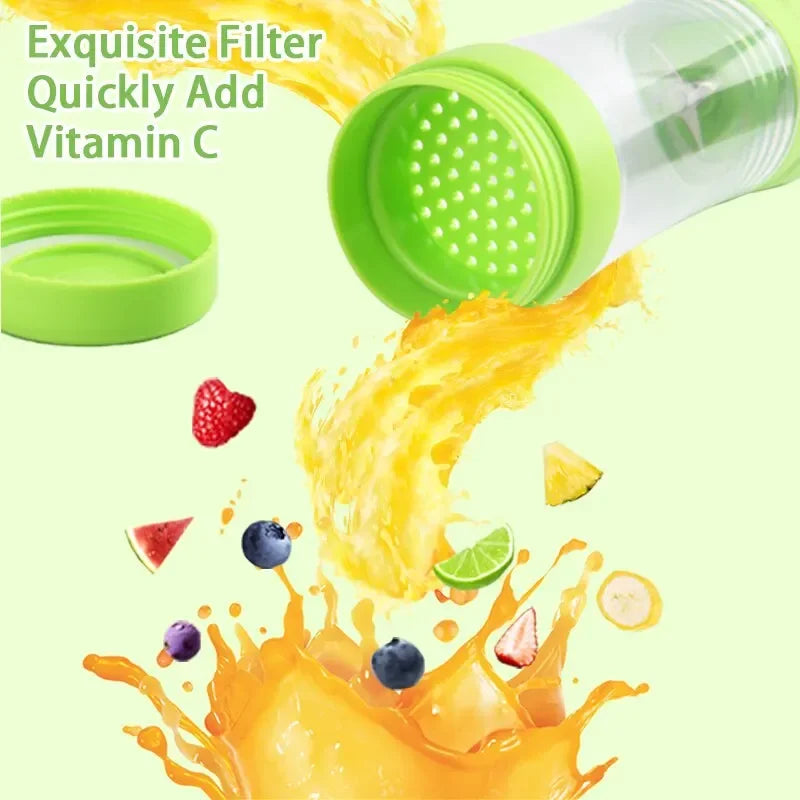 Portable Fruit Juice Blenders Summer Personal Electric Mini Bottle Home USB 6 Blades Juicer Cup Machine For Kitchen