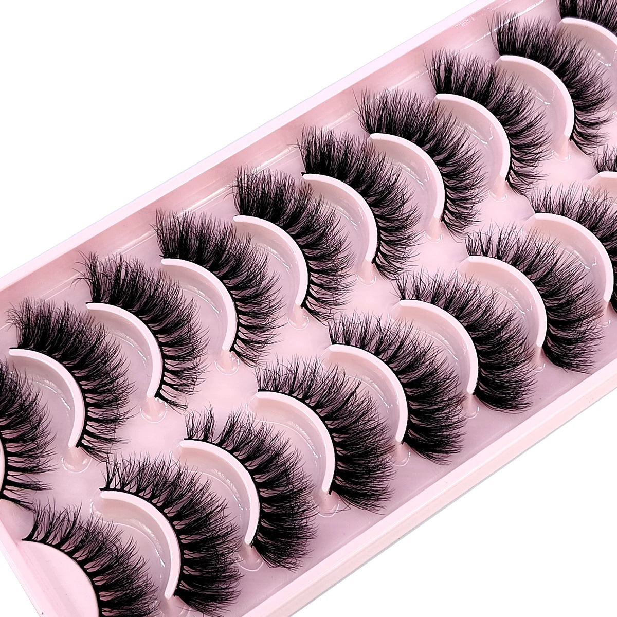 HBZGTLAD New 10 Pairs Natural False Eyelashes Fake Lashes Long Makeup 3d Mink Lashes Extension Eyelash Mink Eyelashes for Beauty