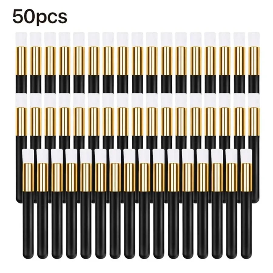 10/20/50pcs Eyelash Cleaning Brush Lash Shampoo Brush for Eyelash Extensions Peel Off Nose Pore Blackhead Remover Makeup Tools