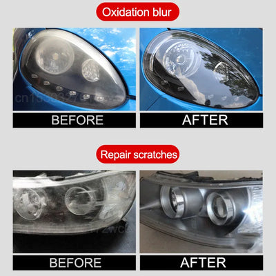 Car Headlight Restoration Polishing Kits Headlamp Repair Kits Car Light Polisher Cleaning Paste Car Paint Care Refurbish Agent