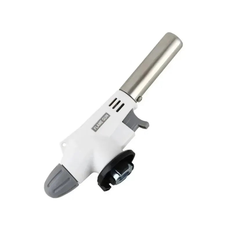 Portable Metal Flame Gun Butane Gas Welding-Burner Welding Gas Burner Flame Gas Torch Flame Gun Blow for BBQ Camping Cooking