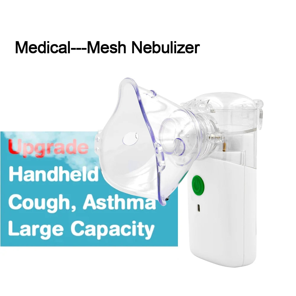 Kids Adult Inhaler Nebulizer Aerosol Machine Health Care Asthma Inhalation Medical Equipment Mini Handheld Mesh Nebulizator