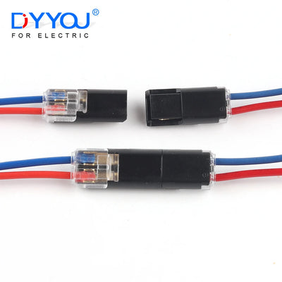 10pcs 2 Pin Way Plug Waterproof Electrical Connector Car Wire Cable Automotive Electrical Connector Strip Terminal Connection