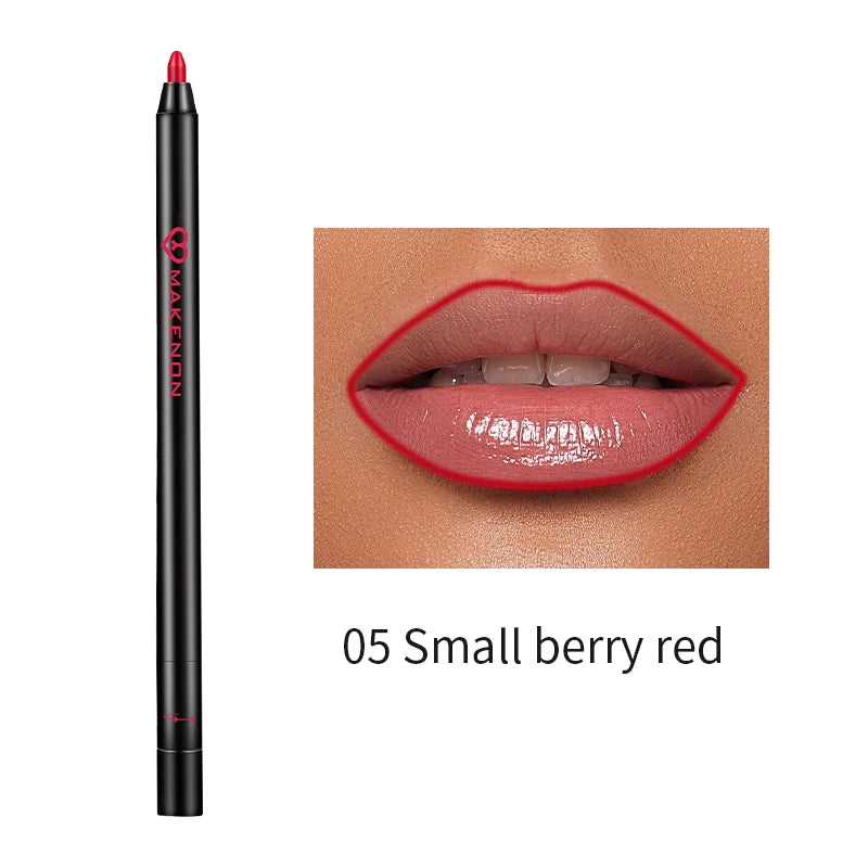 Waterproof matte lip liner Pencil Red Contour Tone lipstick Long-lasting Non-stick Cup Moisturizing Lip Makeup 8 color gift for