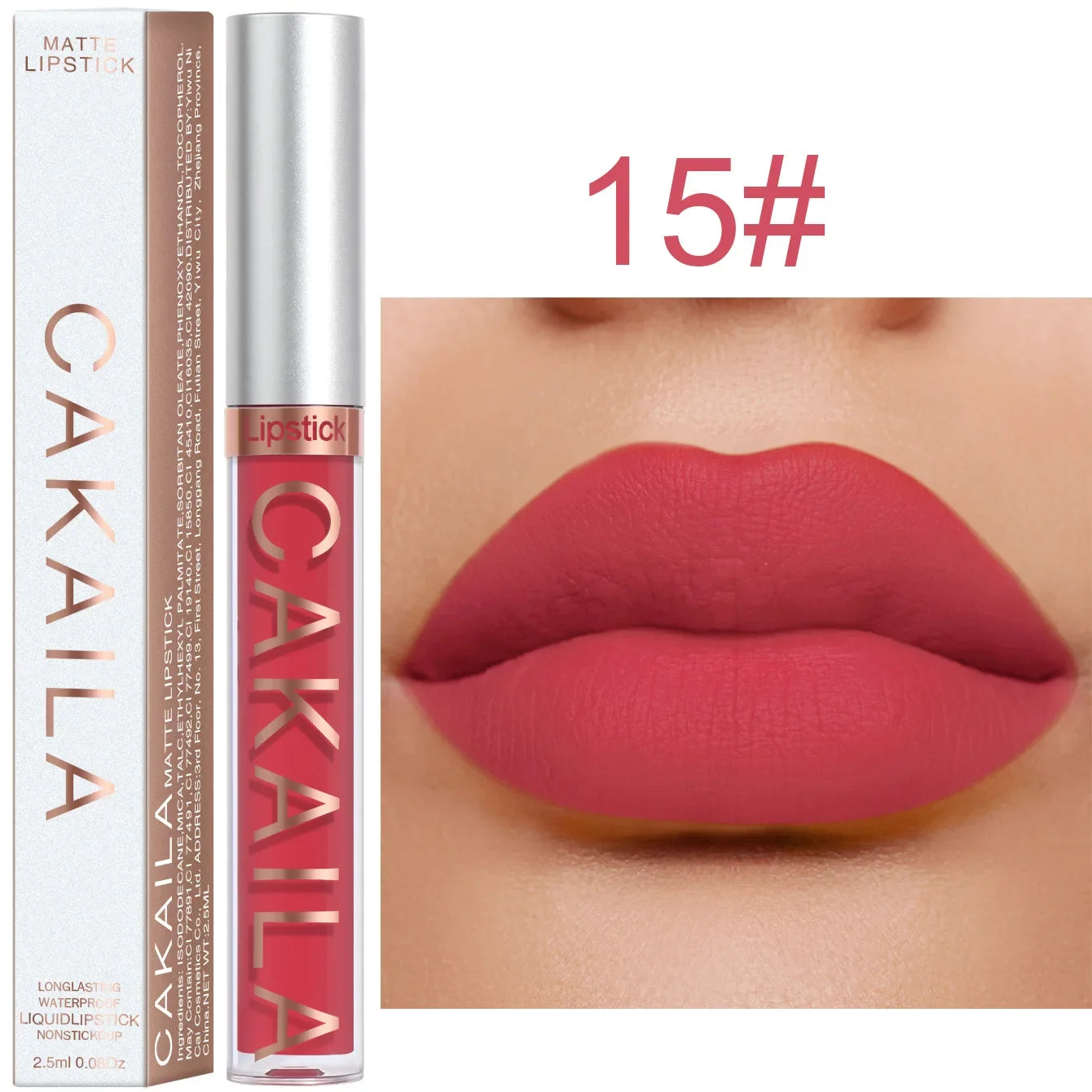 18 Colors Matte Lipgloss Wholesale Cheap Liquid Lipstick Makeup Lip Color Batom Long Lasting Sexy Red Pink Nude Lip Gloss Bulk