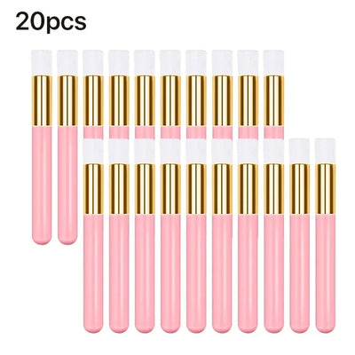 10/20/50pcs Eyelash Cleaning Brush Lash Shampoo Brush for Eyelash Extensions Peel Off Nose Pore Blackhead Remover Makeup Tools