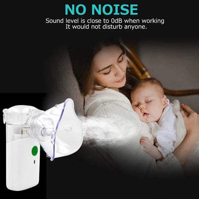 Kids Adult Inhaler Nebulizer Aerosol Machine Health Care Asthma Inhalation Medical Equipment Mini Handheld Mesh Nebulizator