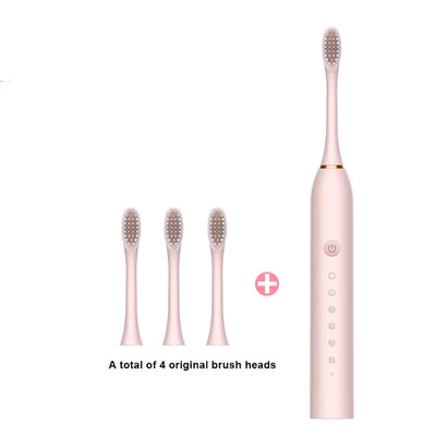 Sonic Electric Toothbrush IPX7 Waterproof Oral Care Whitening Tooth Brush Rechargeable Automatic Adult Powerful Smart Toothbrush